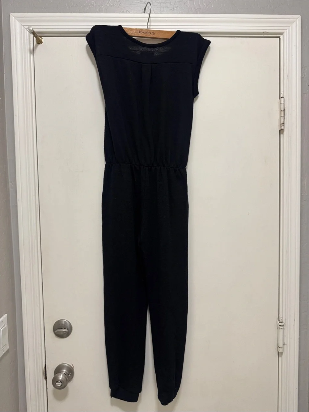 Epic Threads Black Sleeveless Button-Front One-Piece